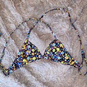 JOLYN FLORAL TRIANGLE TOP